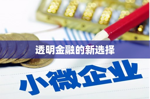宁波透明金融的新选择