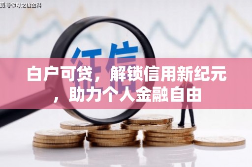 宁波白户可贷，解锁信用新纪元，助力个人金融自由