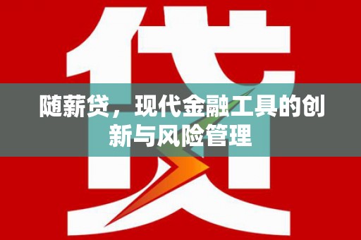 宁波随薪贷，现代金融工具的创新与风险管理
