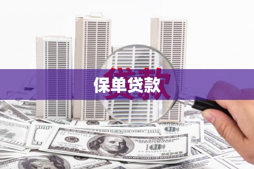 宁波保单贷款