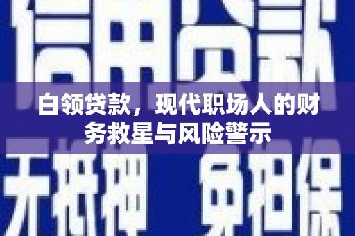 宁波白领贷款，现代职场人的财务救星与风险警示