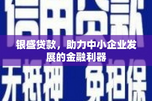宁波银盛贷款，助力中小企业发展的金融利器