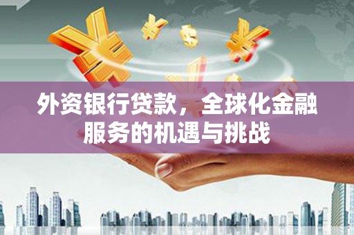 宁波外资银行贷款，全球化金融服务的机遇与挑战