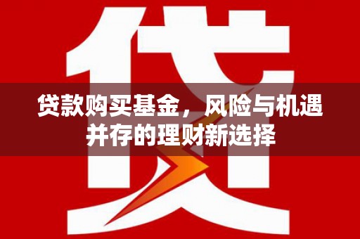 宁波贷款购买基金，风险与机遇并存的理财新选择