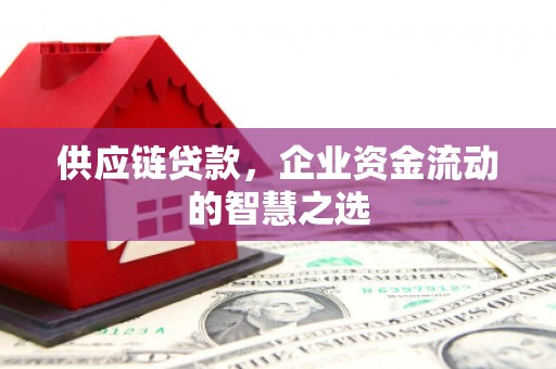 宁波供应链贷款，企业资金流动的智慧之选
