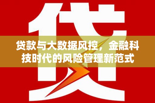 宁波贷款与大数据风控，金融科技时代的风险管理新范式