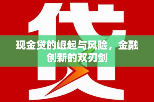 宁波现金贷的崛起与风险，金融创新的双刃剑