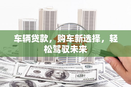 宁波车辆贷款，购车新选择，轻松驾驭未来