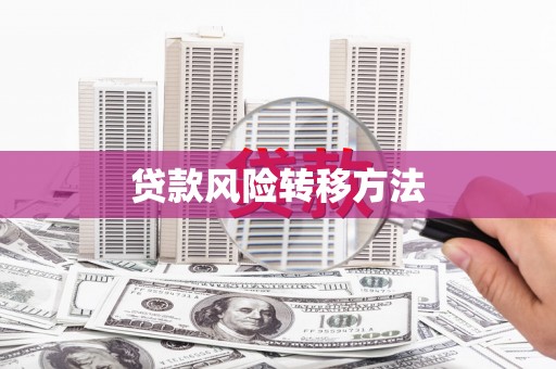宁波贷款风险转移方法