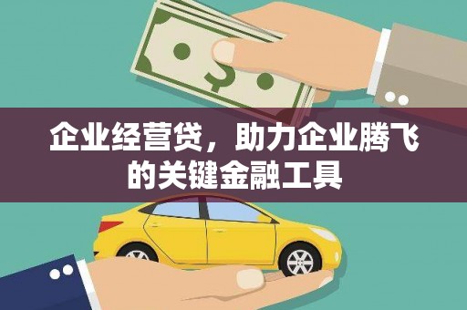 宁波企业经营贷，助力企业腾飞的关键金融工具