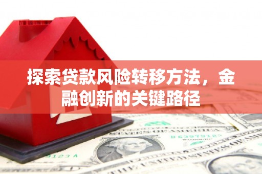 宁波探索贷款风险转移方法，金融创新的关键路径