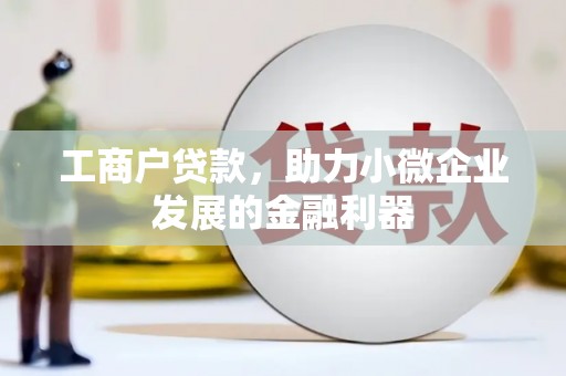 宁波工商户贷款，助力小微企业发展的金融利器