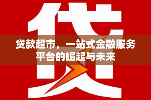宁波贷款超市，一站式金融服务平台的崛起与未来