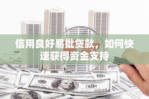 宁波信用良好易批贷款，如何快速获得资金支持