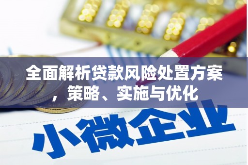 宁波全面解析贷款风险处置方案，策略、实施与优化