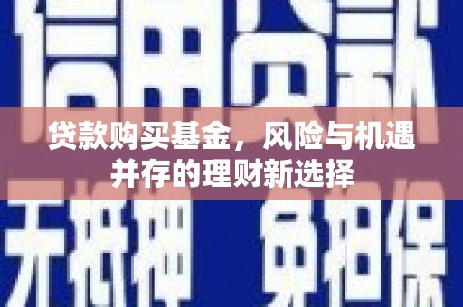 宁波贷款购买基金，风险与机遇并存的理财新选择