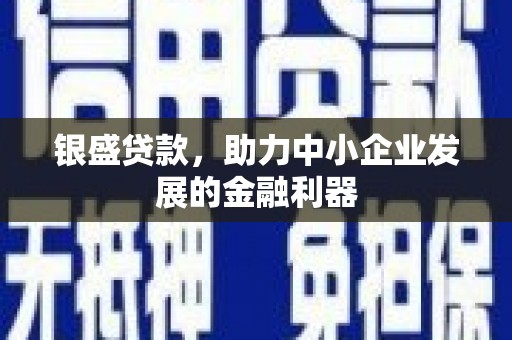 宁波银盛贷款，助力中小企业发展的金融利器
