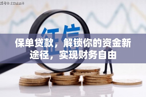 宁波保单贷款，解锁你的资金新途径，实现财务自由