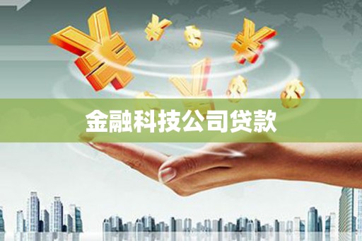宁波金融科技公司贷款