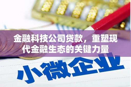 宁波金融科技公司贷款，重塑现代金融生态的关键力量