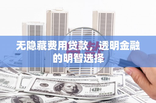 宁波无隐藏费用贷款，透明金融的明智选择