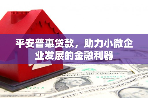宁波平安普惠贷款，助力小微企业发展的金融利器
