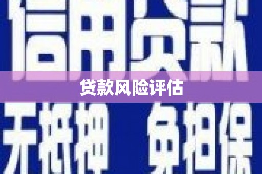 宁波贷款风险评估