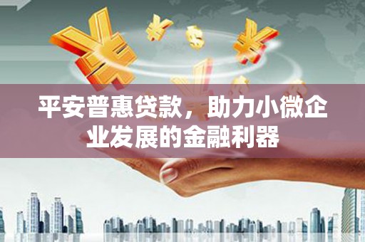 宁波平安普惠贷款，助力小微企业发展的金融利器