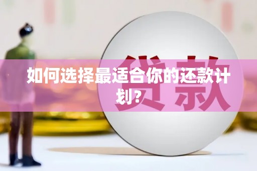 宁波如何选择最适合你的还款计划？