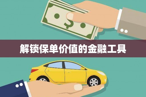 宁波解锁保单价值的金融工具